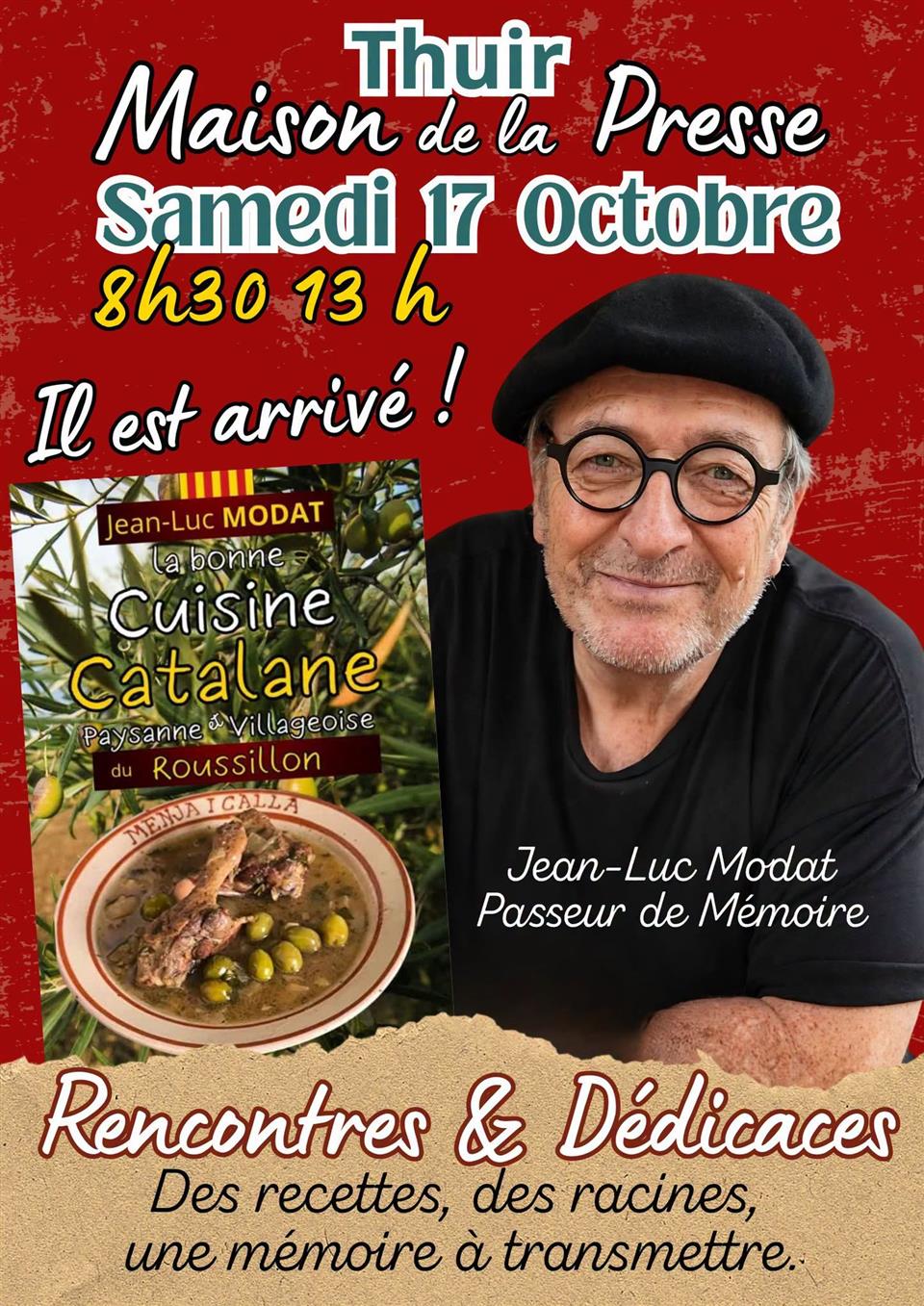 Rencontre et dédicace jean luc modat
