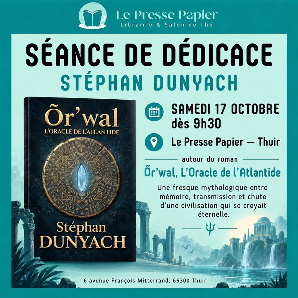 Dédicace stéphan dunyach