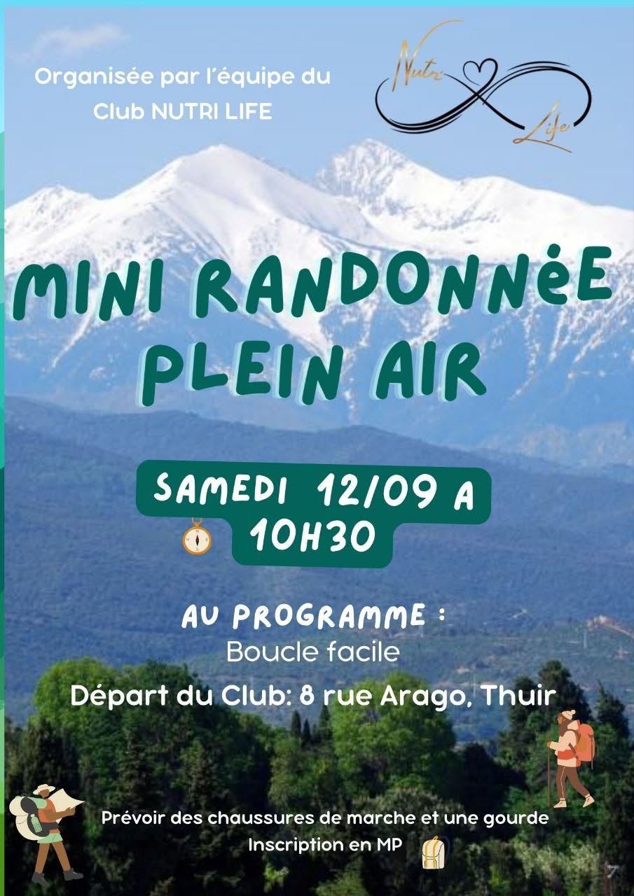 MINI RANDONNÉE PLEIN AIR