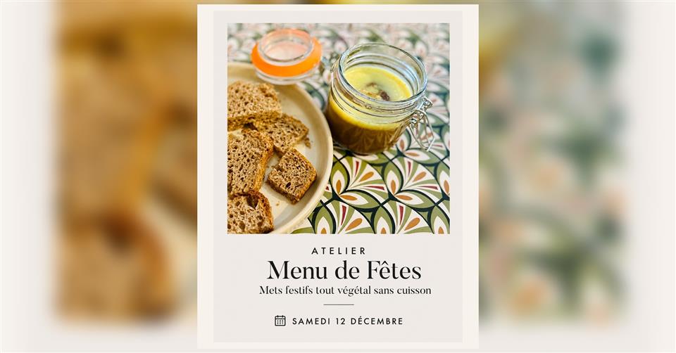 Atelier menu de fêtes