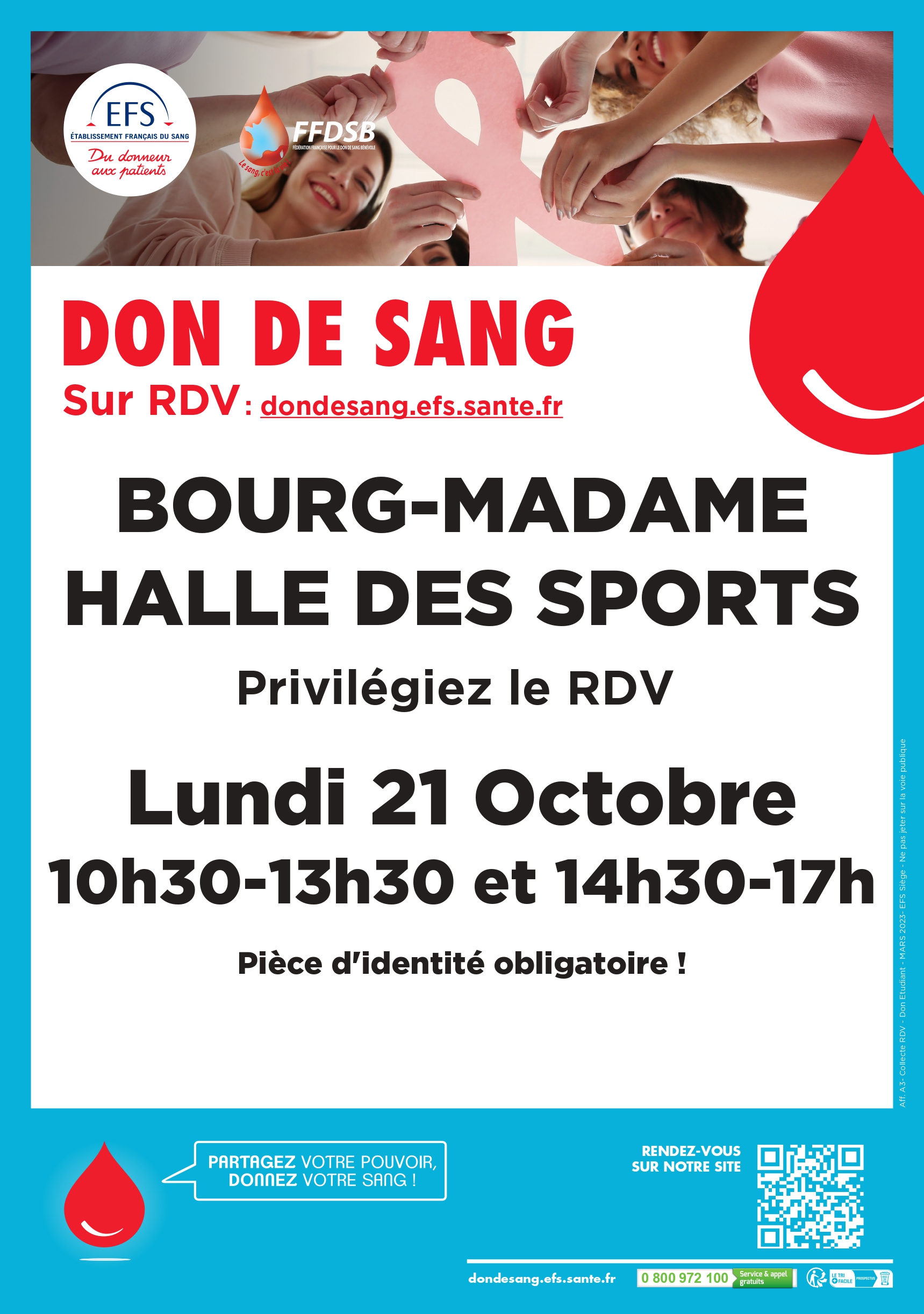 DON DU SANG – BOURG MADAME