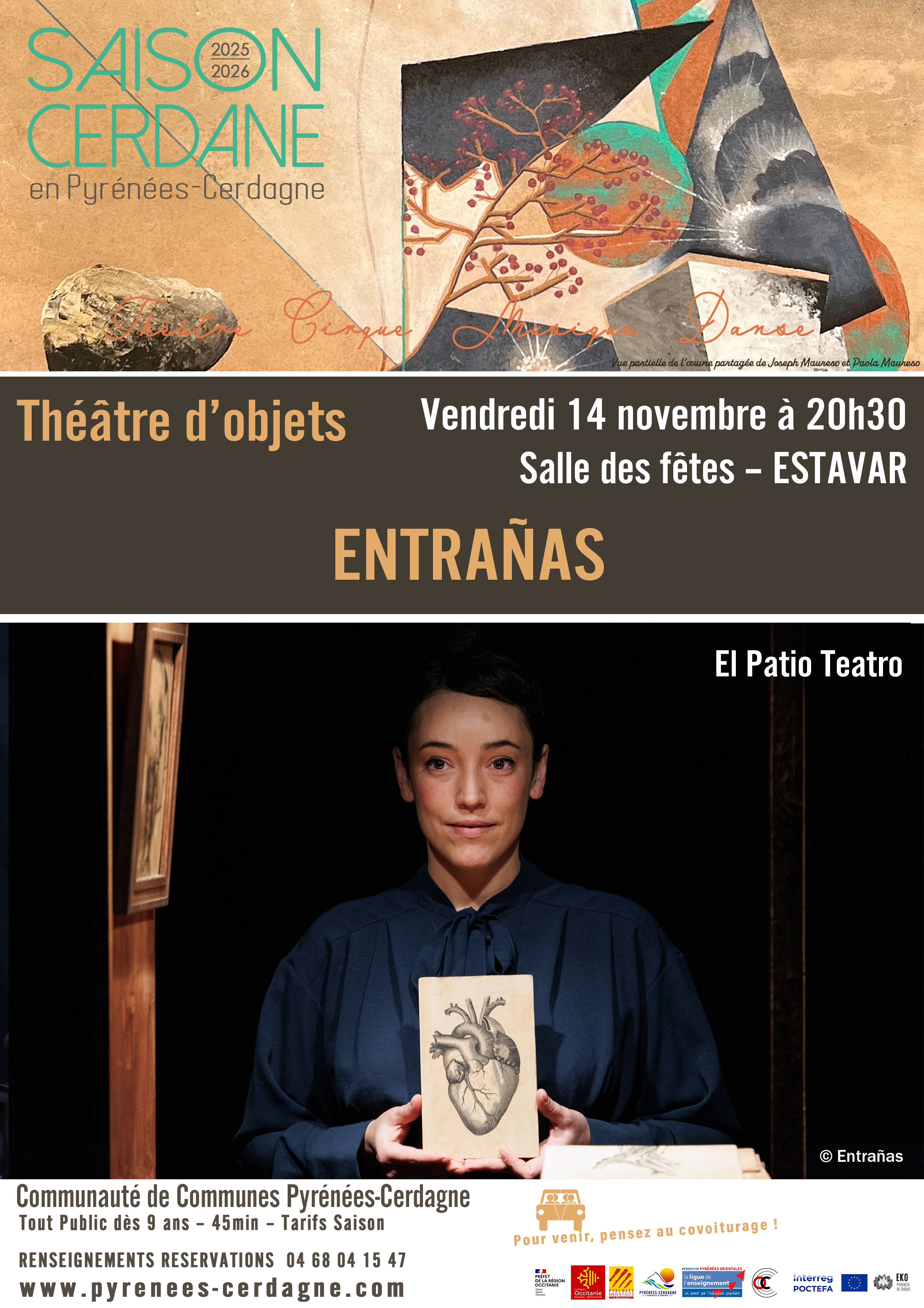 SAISON CERDANE – THÉÂTRE D’OBJETS – ENTRAÑAS