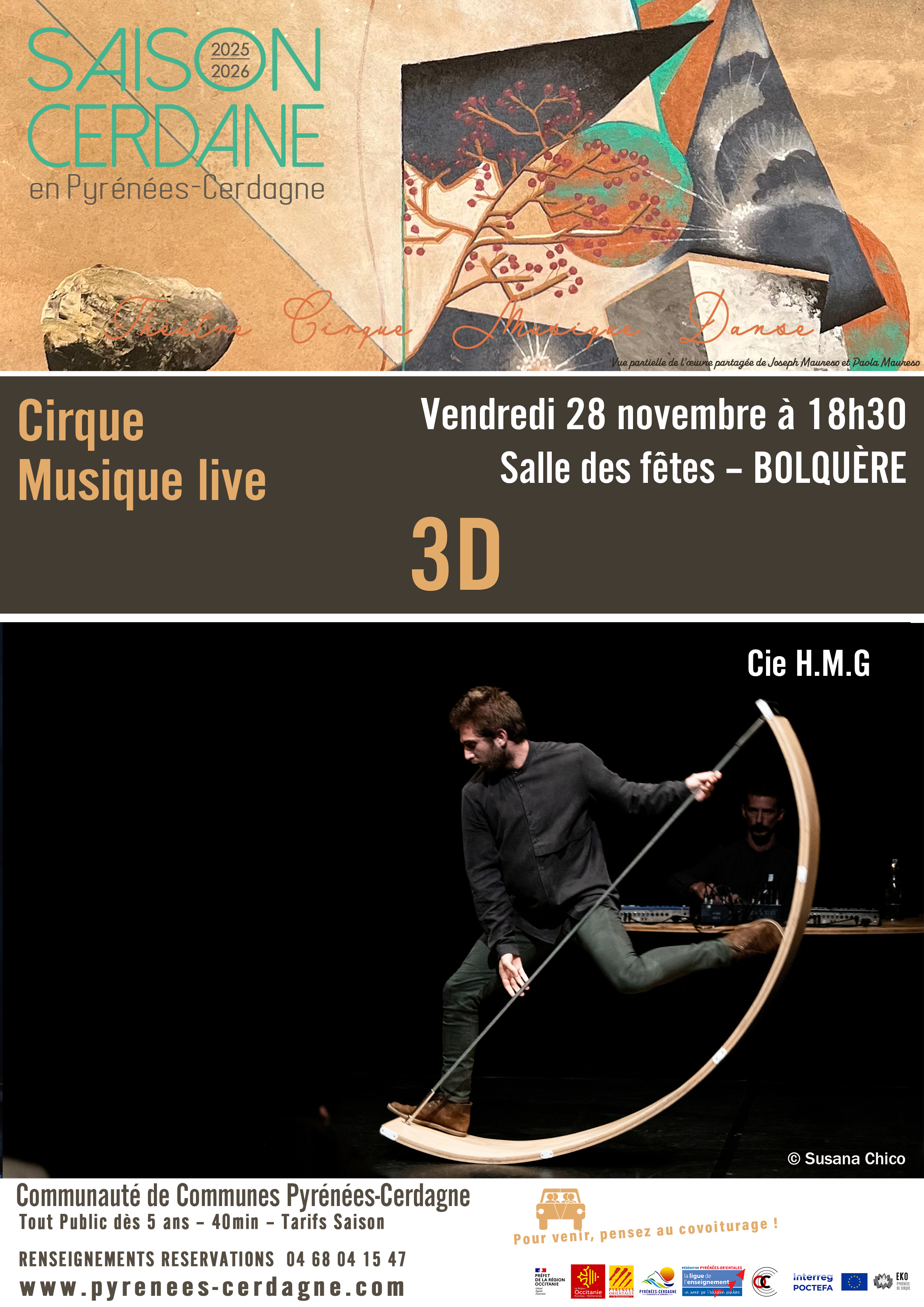SAISON CERDANE – CIRQUE & MUSIQUE LIVE – 3D