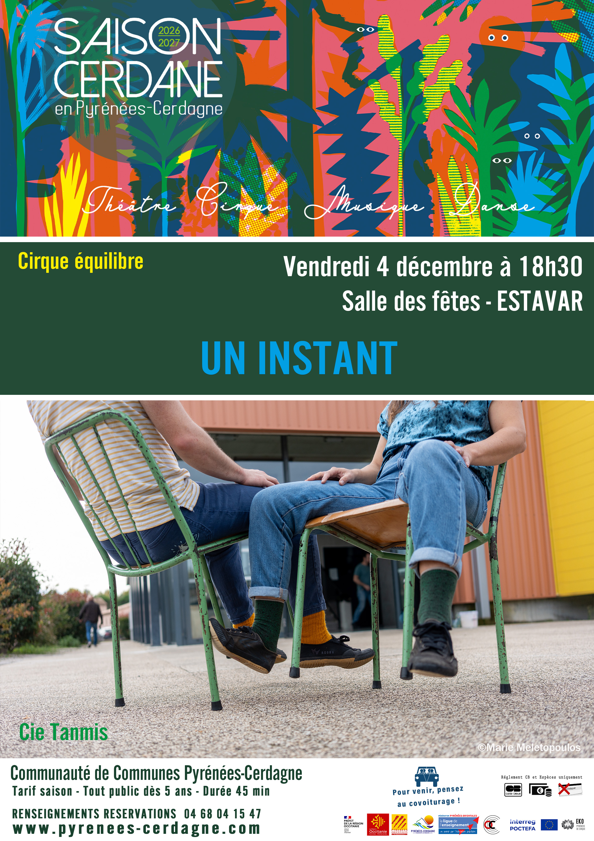 SAISON CERDANE – UN INSTANT – COMPAGNIE TANMIS: CIRQUE EQUILIBRE