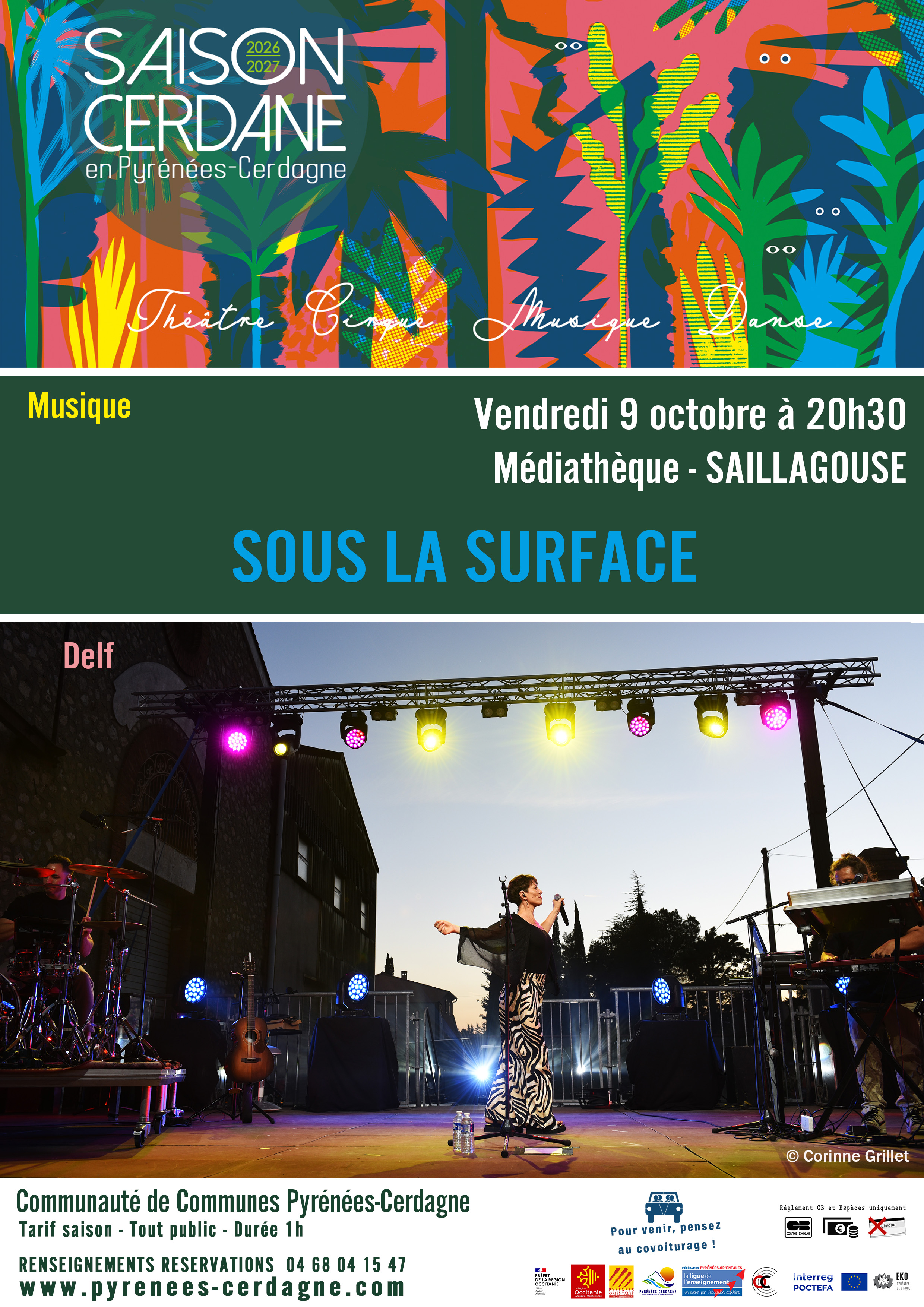 SAISON CERDANE – SOUS LA SURFACE – DELF: MUSIQUE ACTUELLE