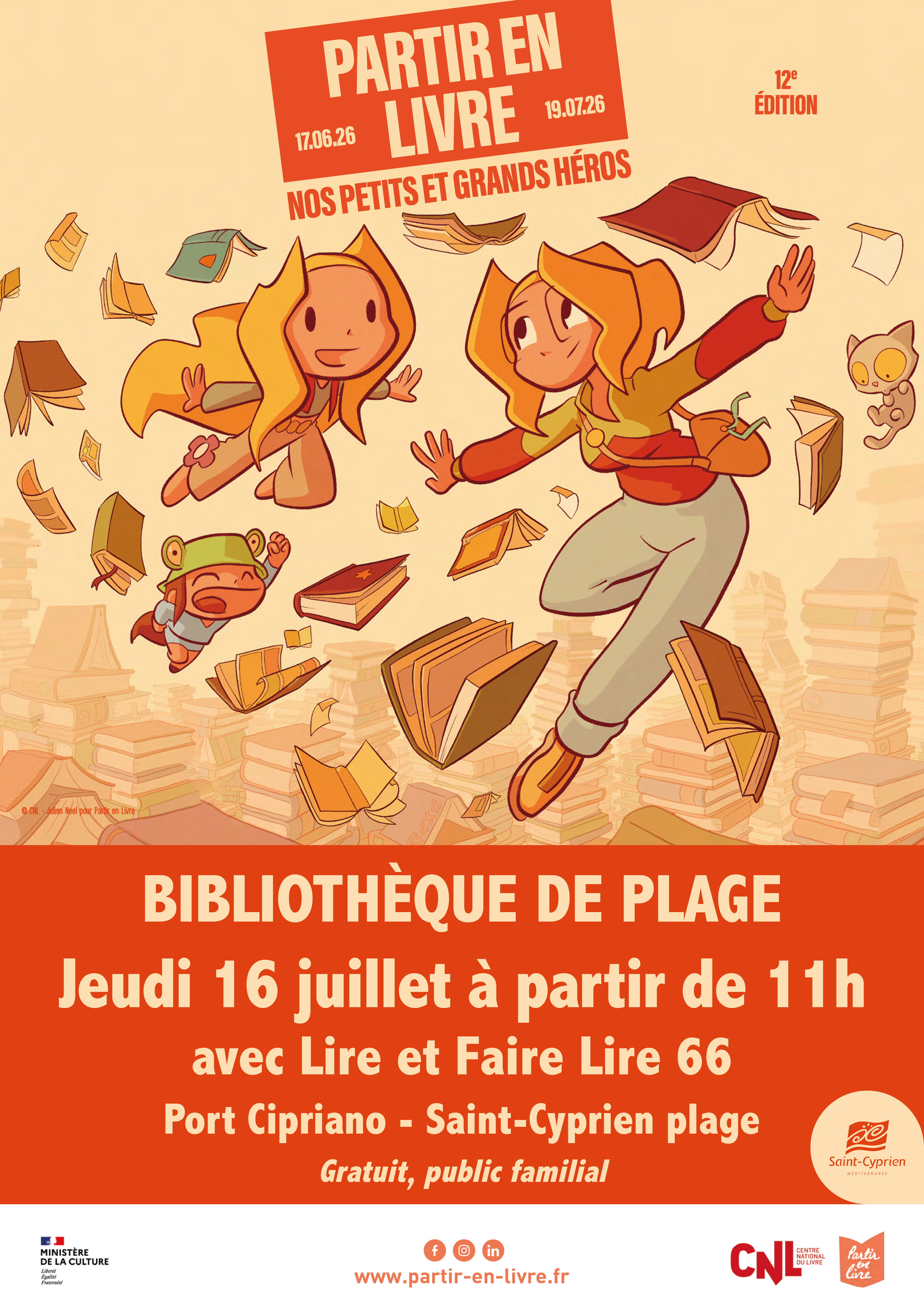 PARTIR EN LIVRE AVEC LIRE ET FAIRE LIRE 66 : “NOS PETITS ET GRANDS HEROS”