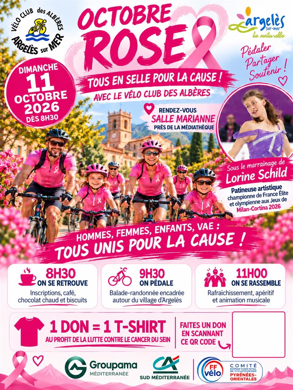 Octobre rose - tous en selle pour la cause - dimanche 11 octobre