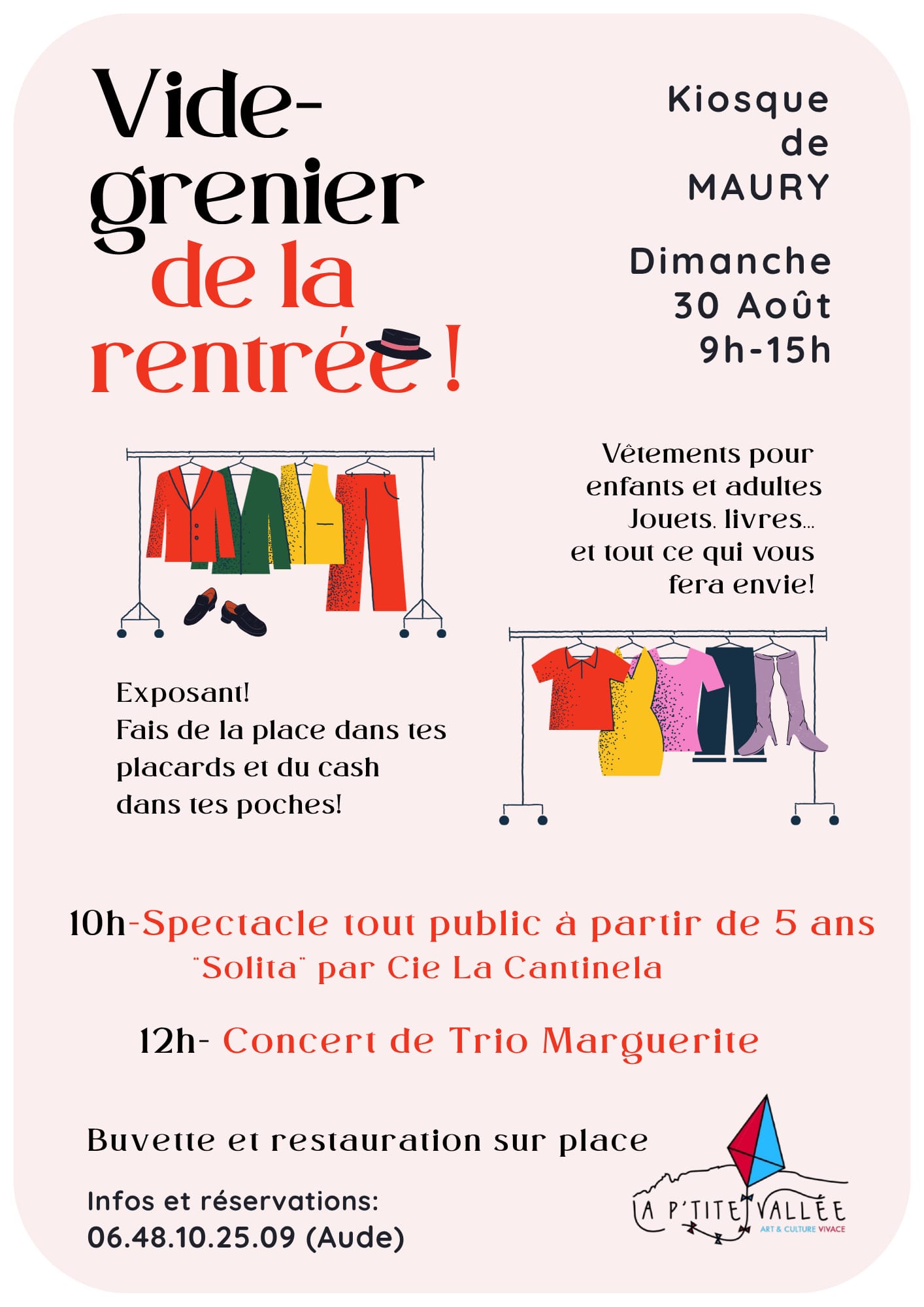 Vide grenier et animations - Maury