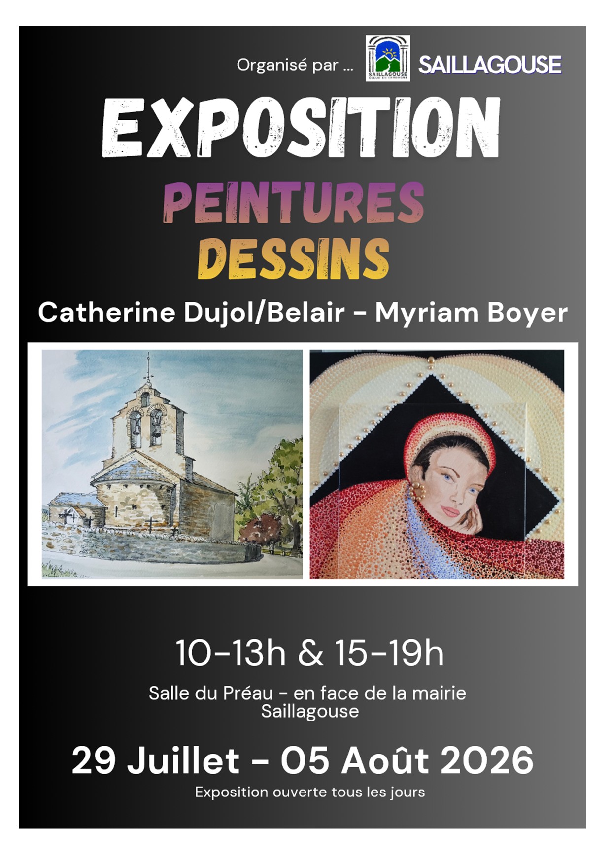 EXPOSITION DE PEINTURES – SAILLAGOUSE