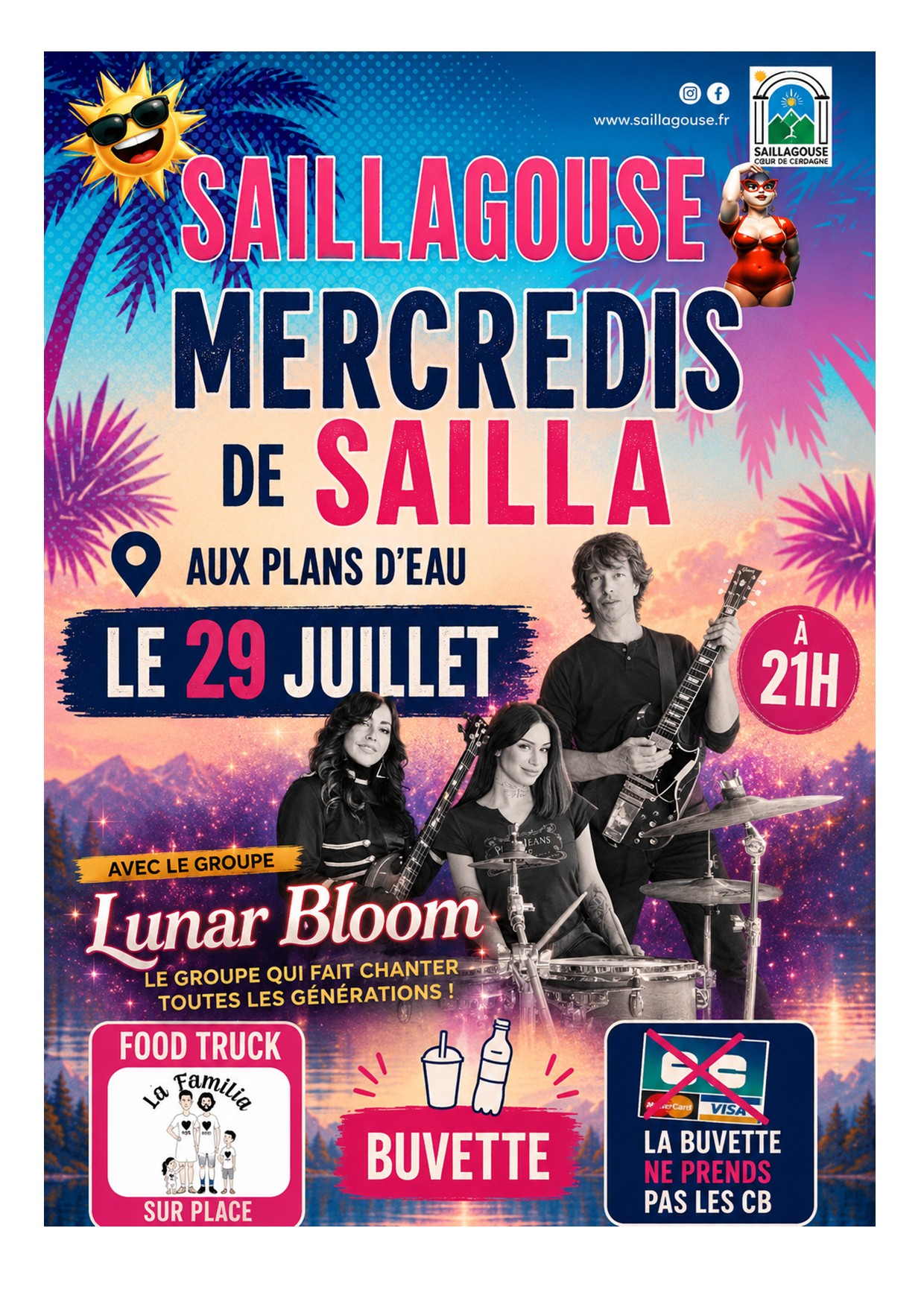 affiche lunar bloom-Mairie SAILLA