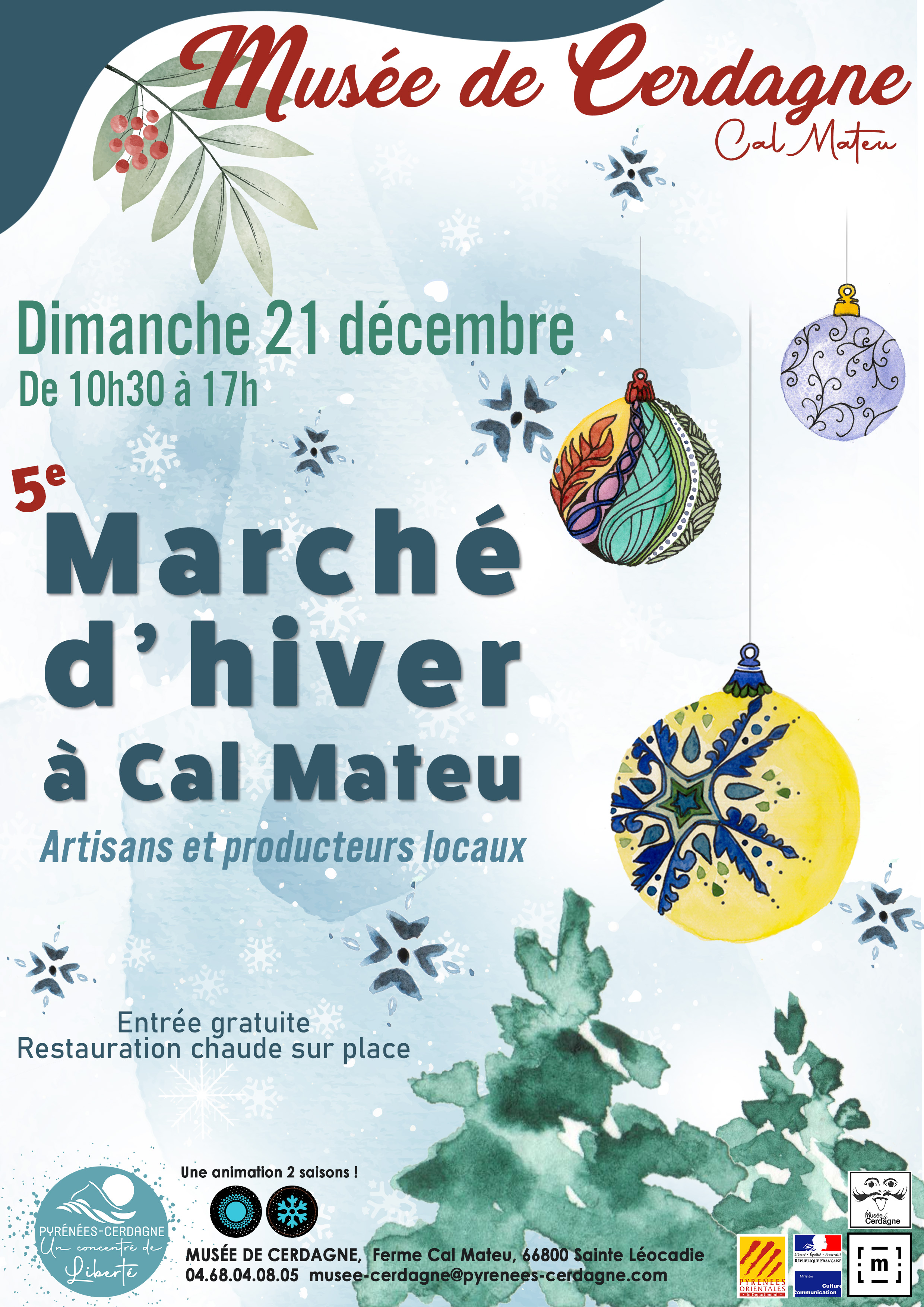 5ÈME MARCHÉ D’HIVER À CAL MATEU