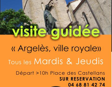 VISITE GUIDÉE : ARGELÈS-VILLAGE, ANCIENNE CITÉ... Du 3/9/2024 au 29/4/2025