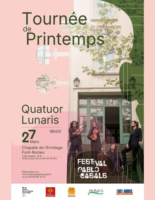 CONCERT – TOURNÉE DE PRINTEMPS DU FESTIVAL PABLO CASALS