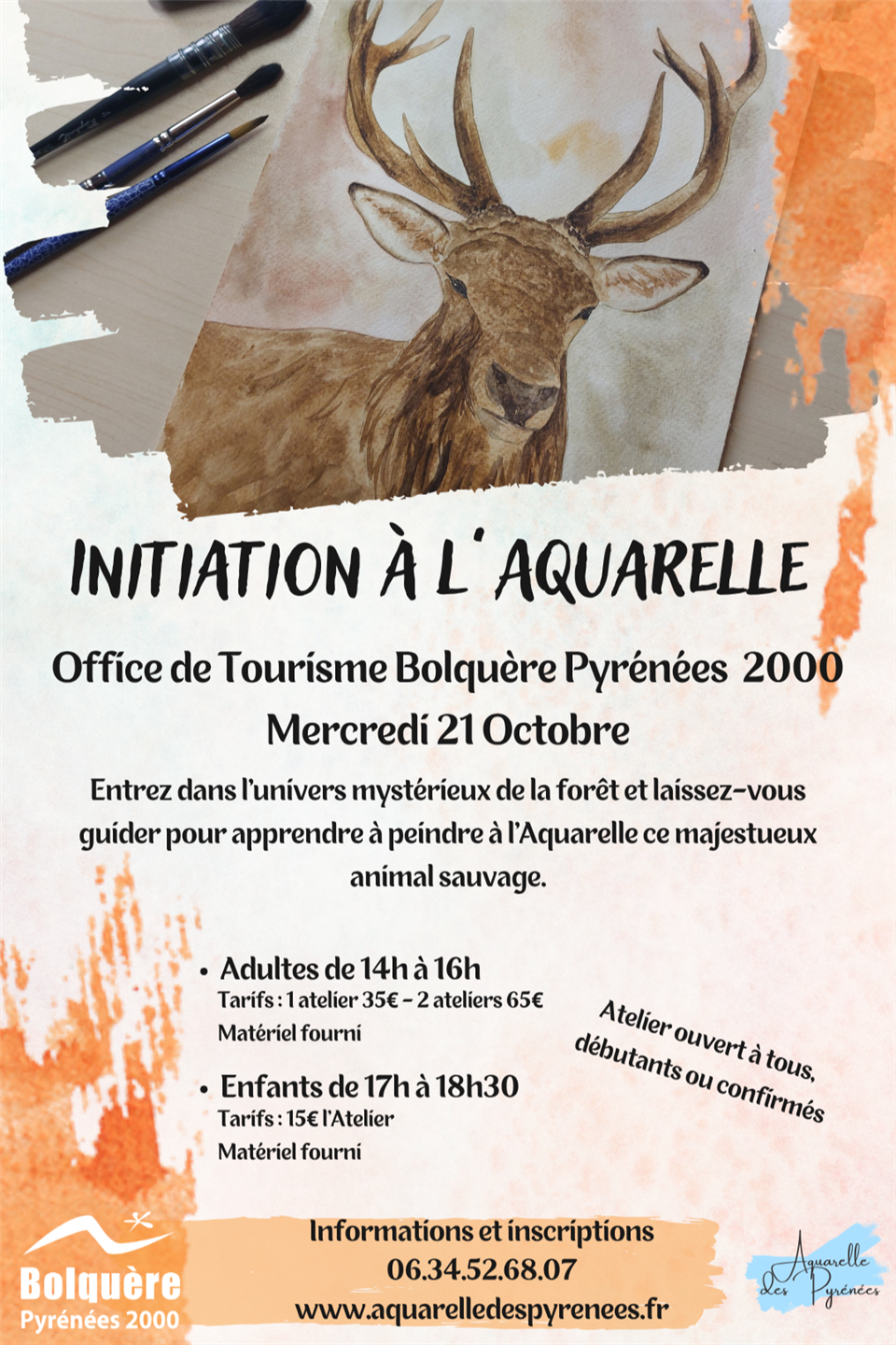 Initiation a l’aquarelle adulte
