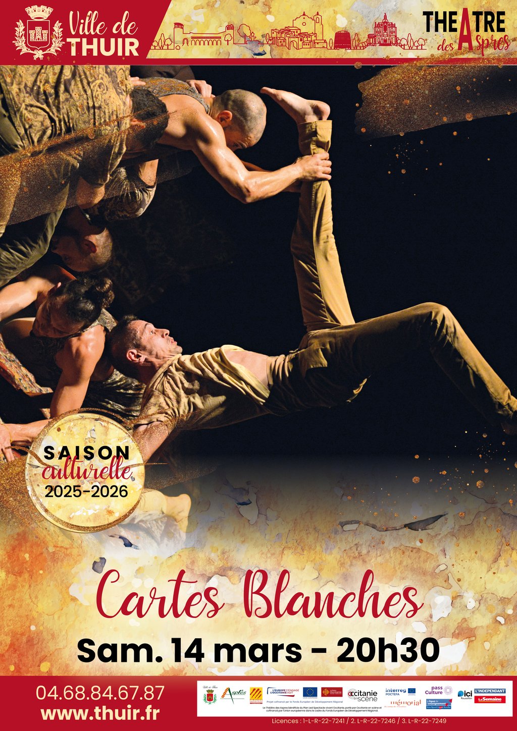 THÉÂTRE DES ASPRES -SAISON CULTURELLE 25/26 : CARTES BLANCHES