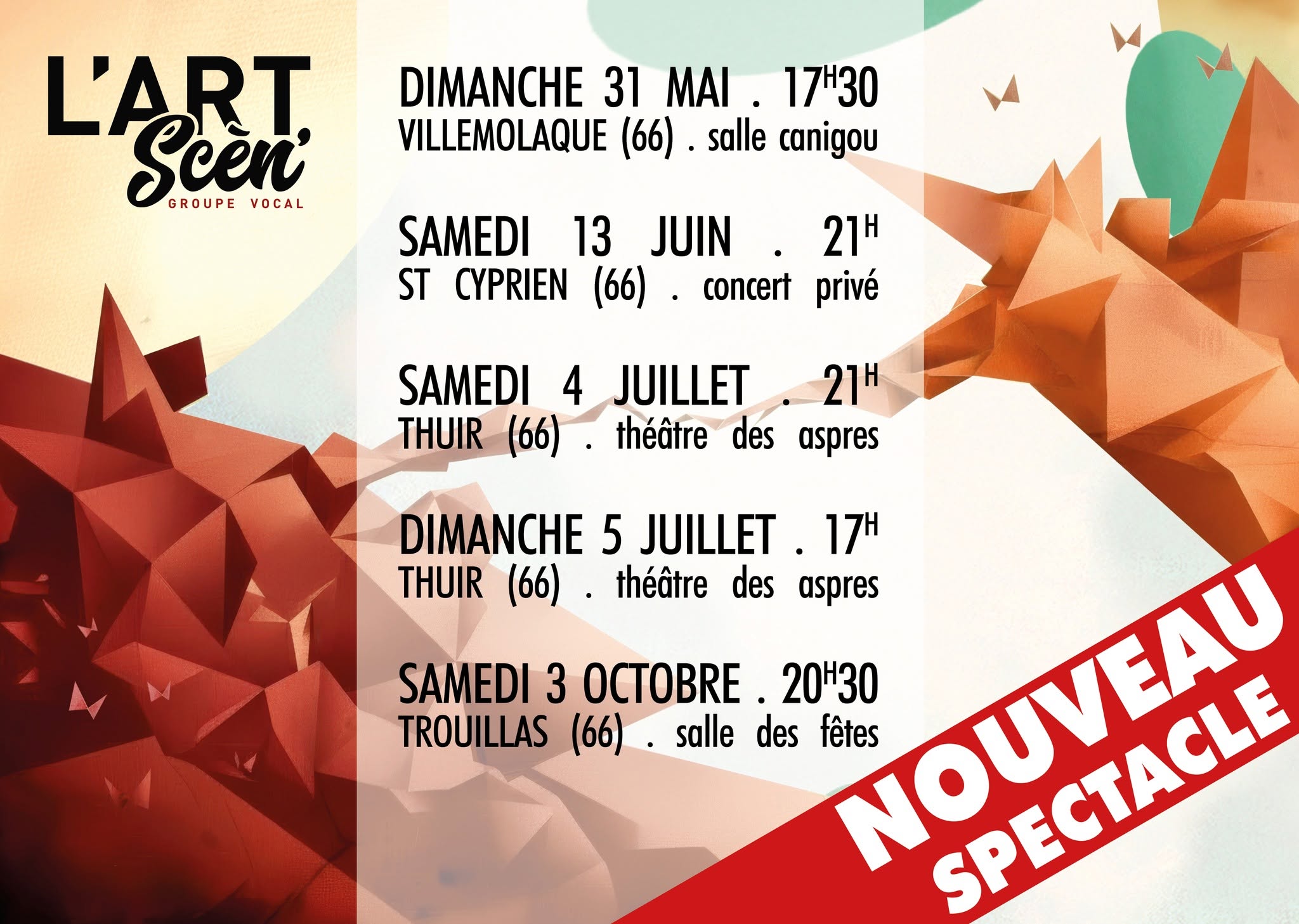 CONCERT L&rsquo;ART SCÈN&rsquo;