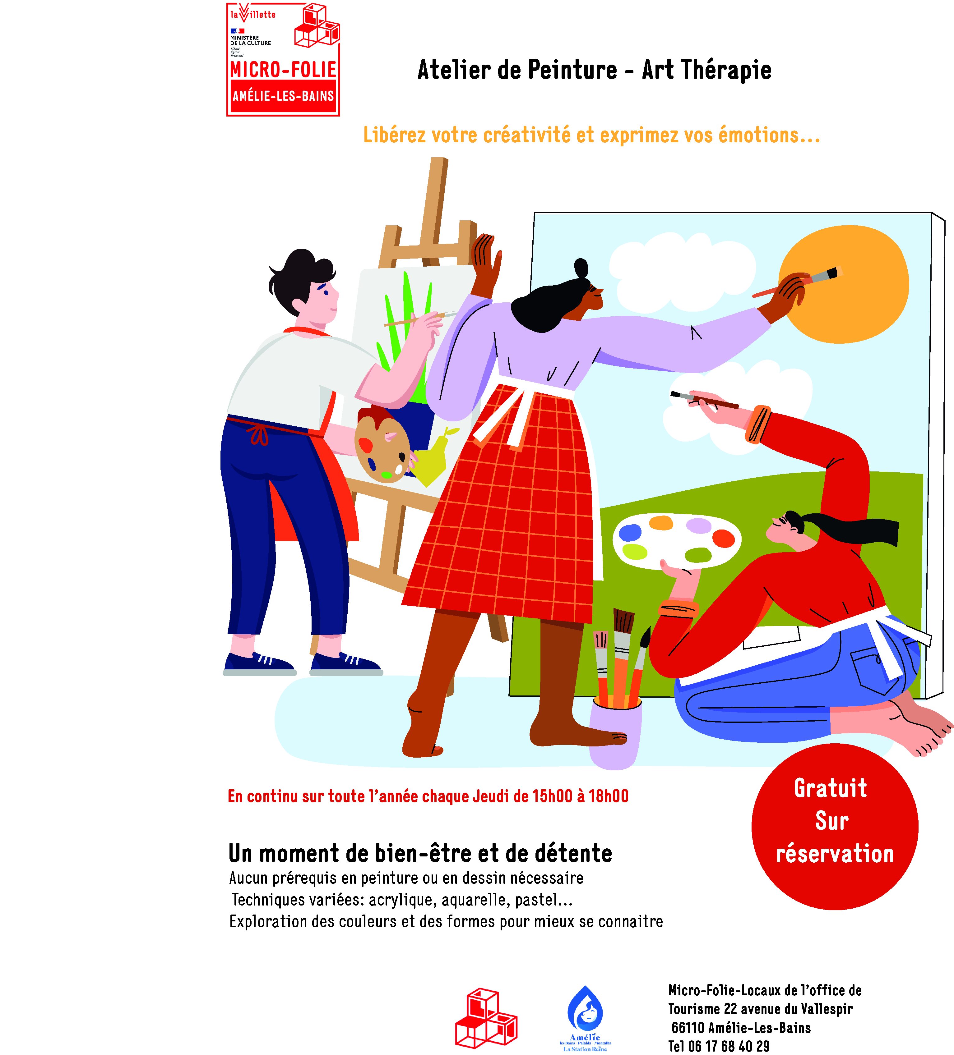 Atelier artistique "les metamorphoses des gestes"