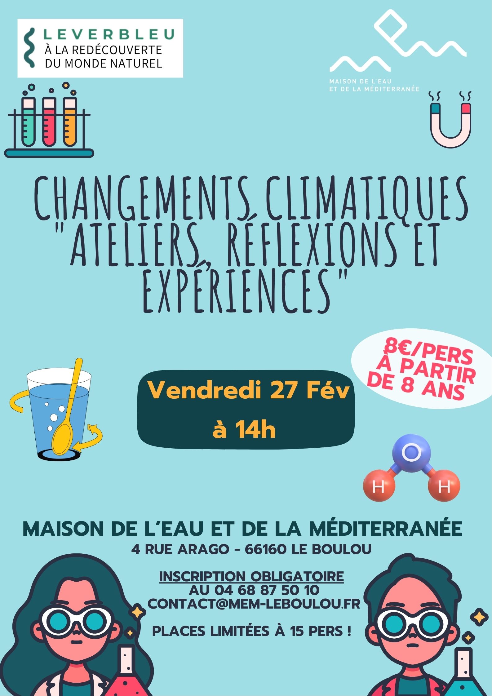  ATELIER CHANGEMENT CLIMATIQUE + DE 8 ANS