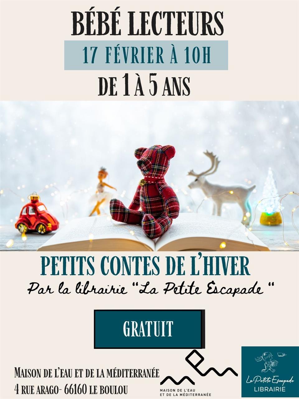 Bébé lecteurs "petits contes de l’hiver" de 1 à 5 ans
