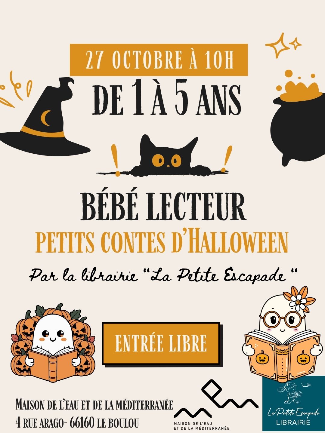 BEBE LECTEUR EDITION HALLOWEEN 1-5 ANS