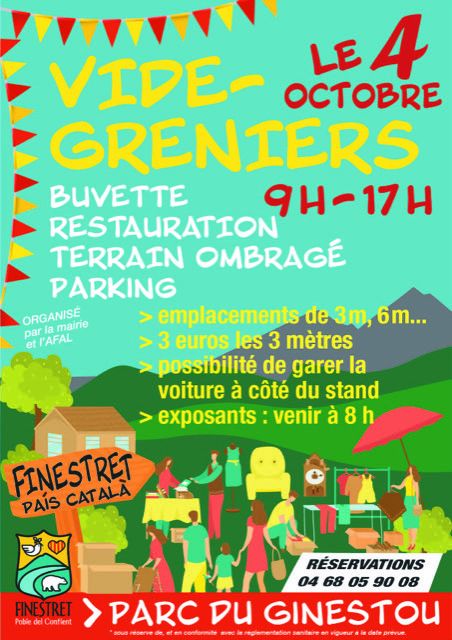 Vide grenier à Finestret