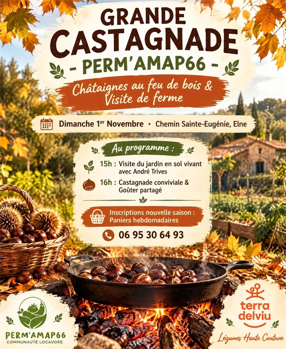 Grande castagnade d’automne — Perm’amap66