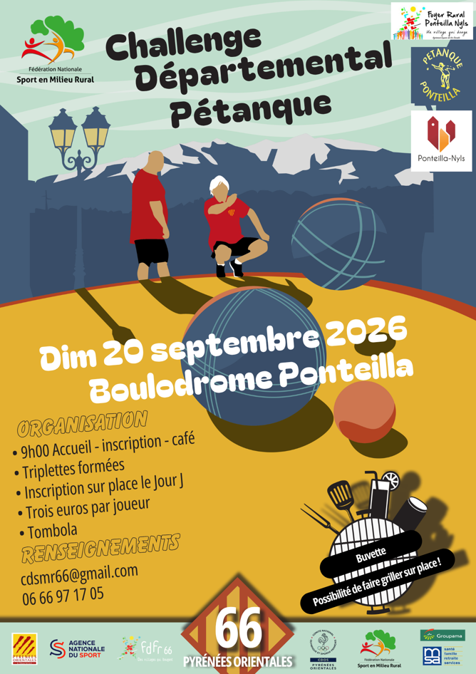 Challenge départemental pétanque