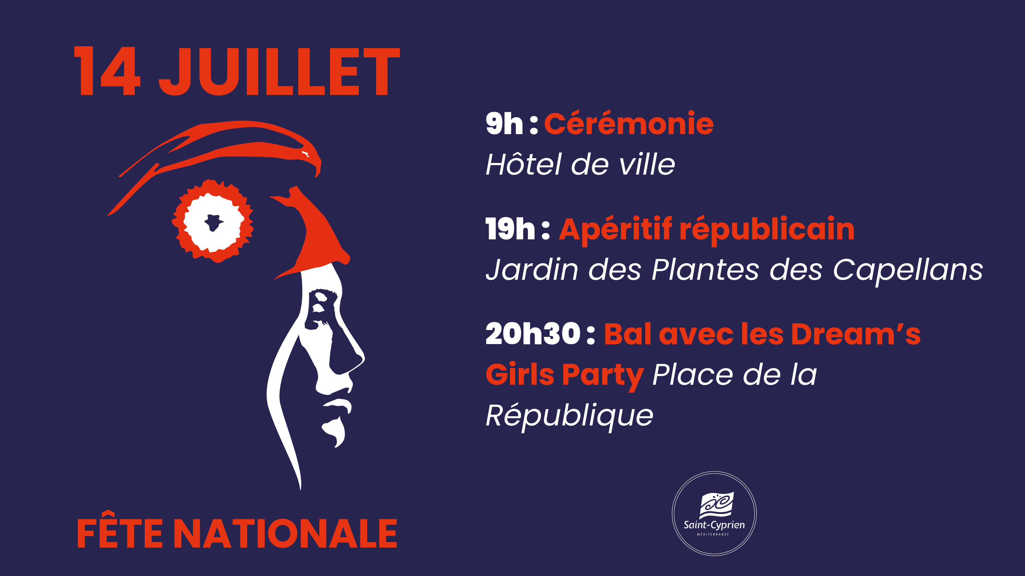 Fête nationale bal du 14 juillet “dreams girls party”