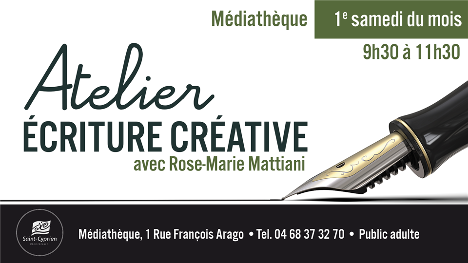 Atelier d’ecriture litteraire avec rose-marie
