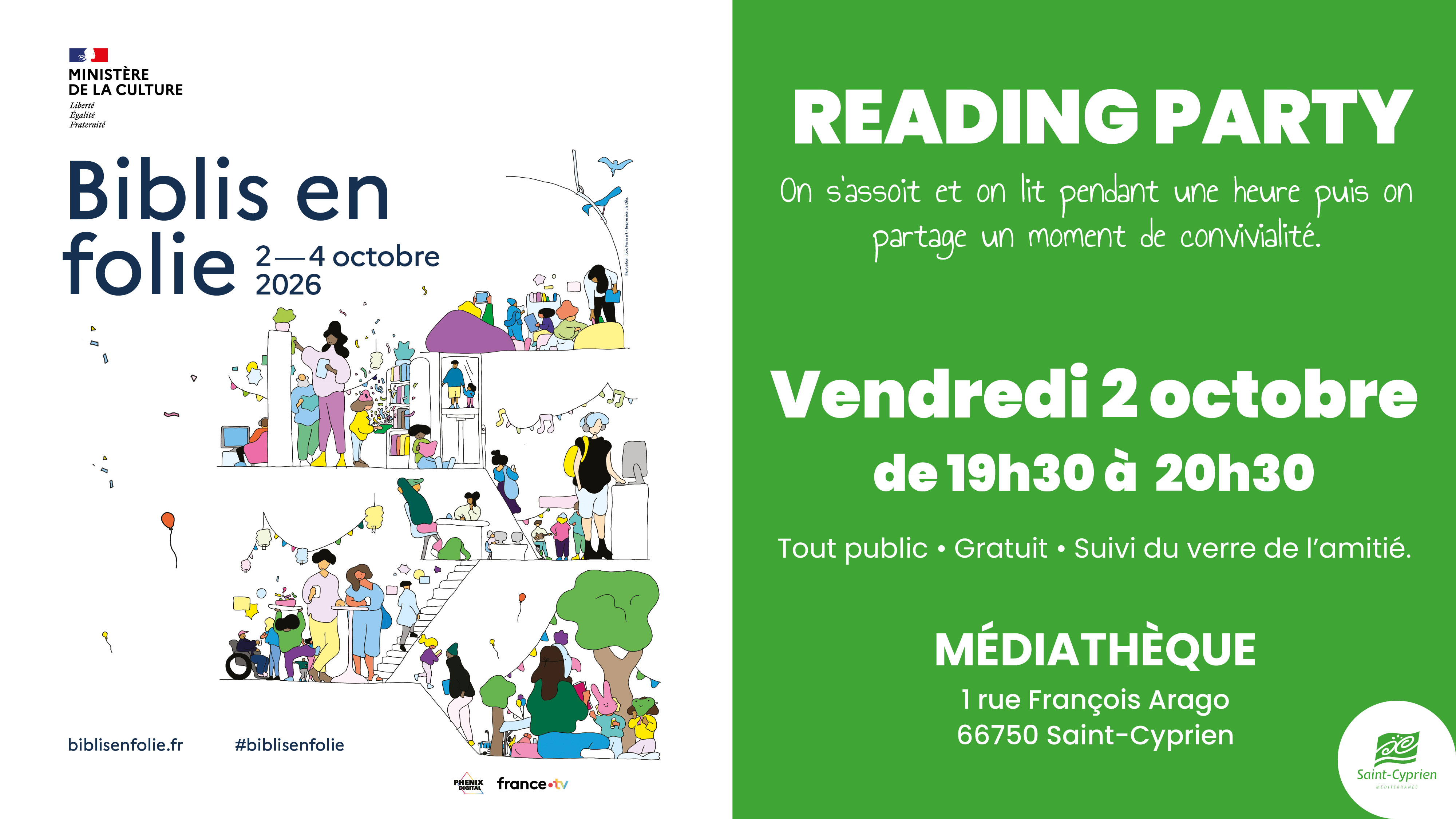 BIBLIS EN FOLIE : READING PARTY