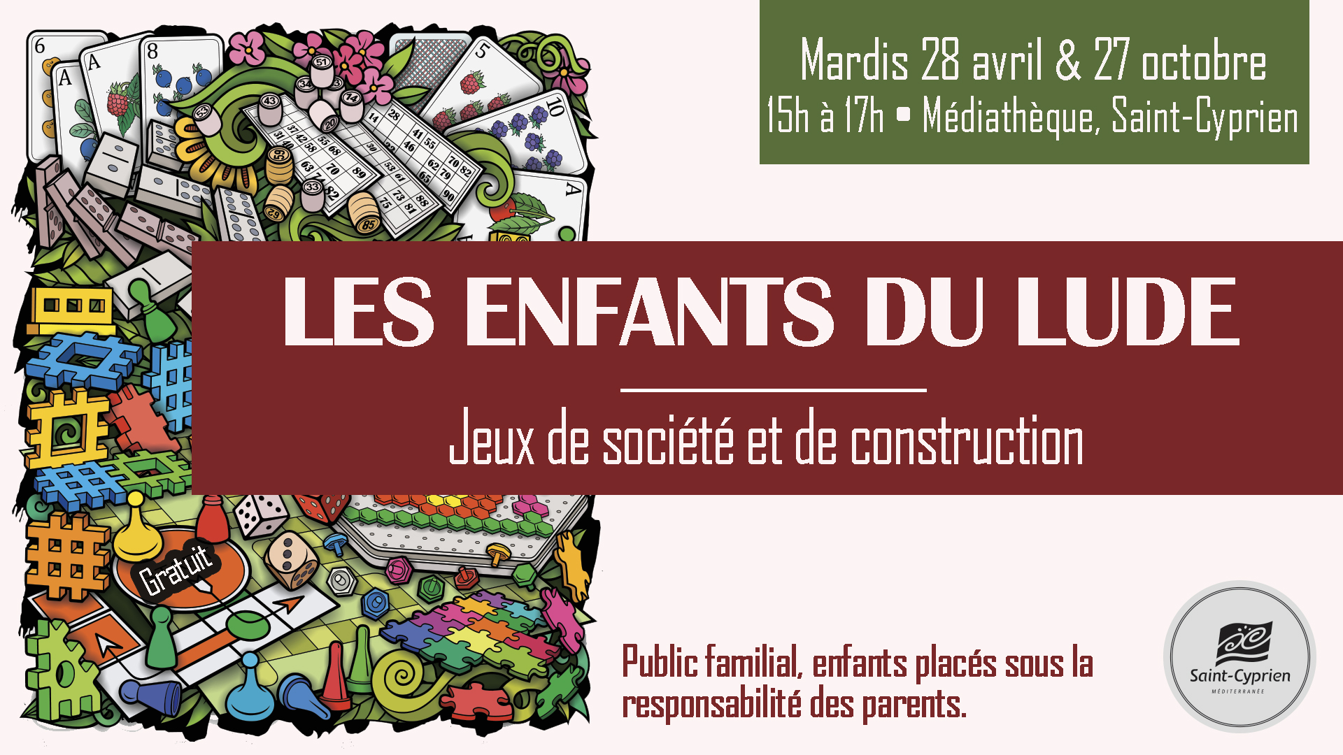 ESPACE JEUX AVEC LES ENFANTS DU LUDE