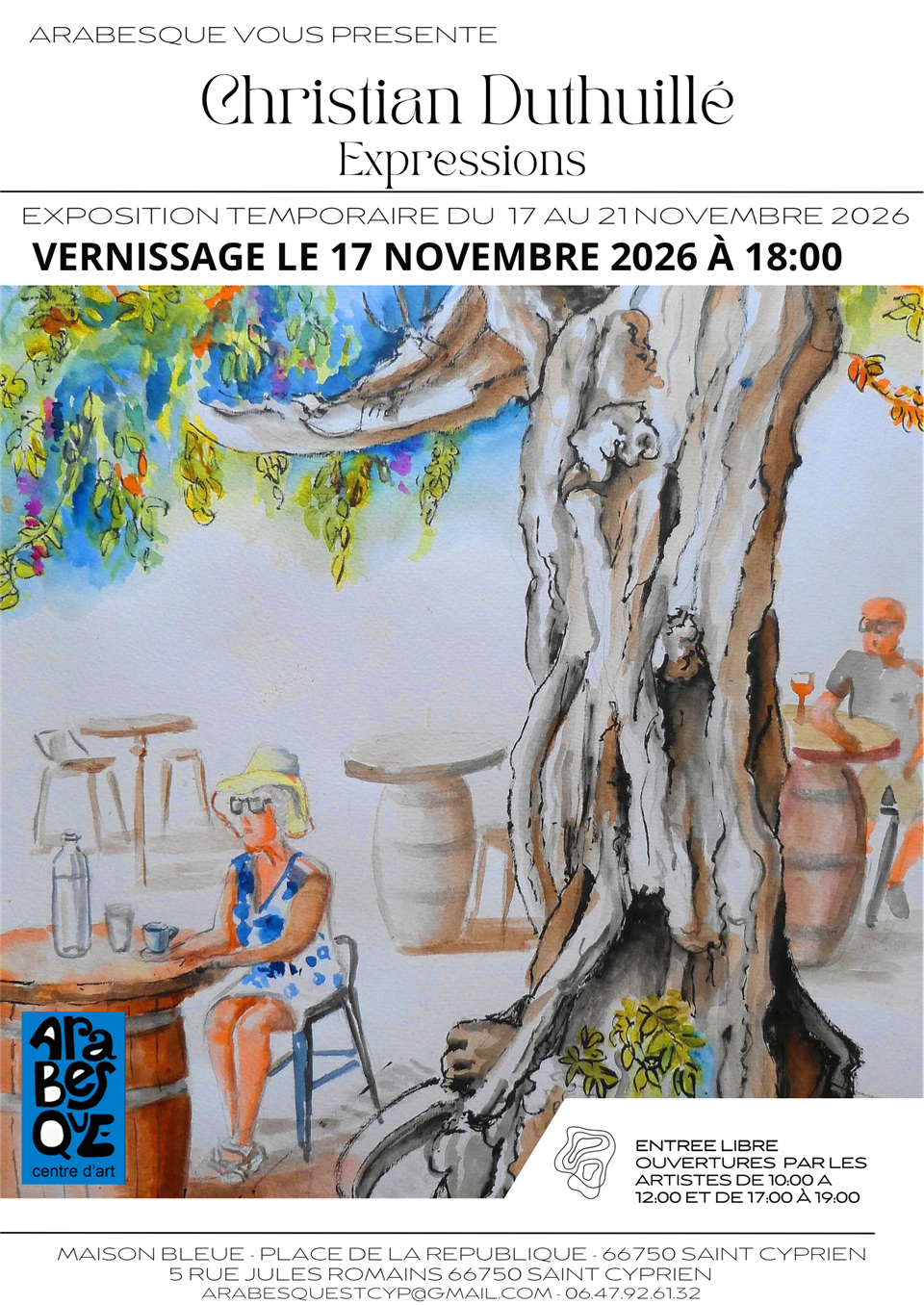 Exposition "expressions" de christian duthuille