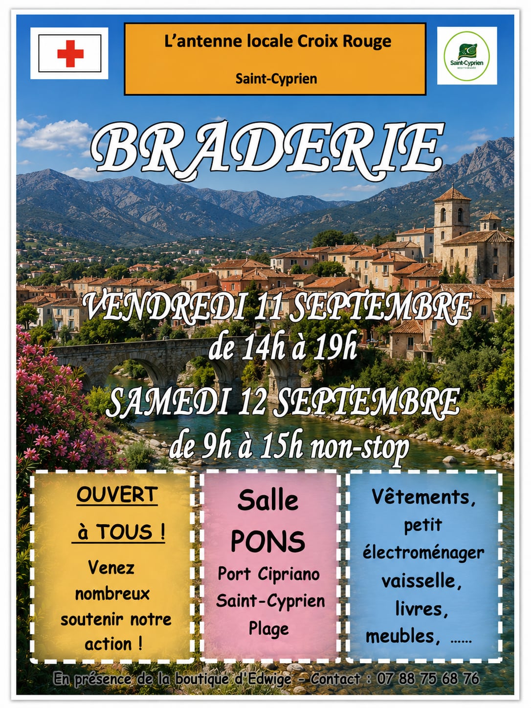 BRADERIE DE LA CROIX ROUGE