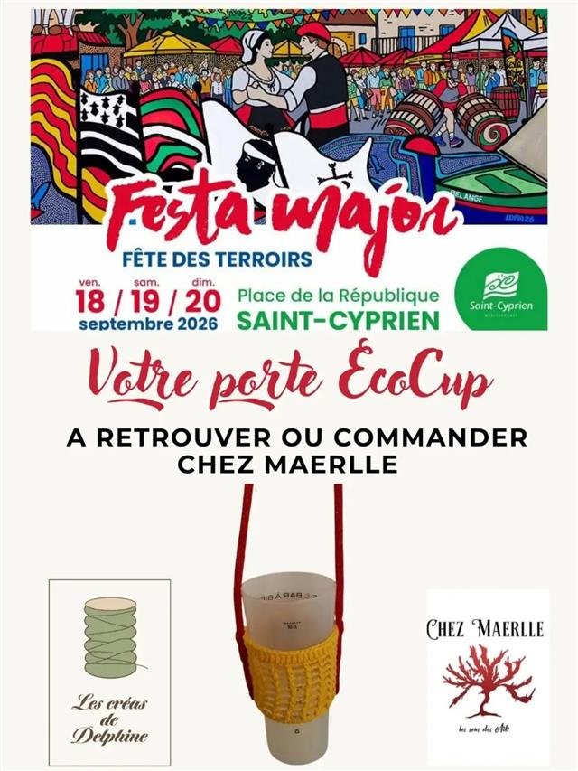 Produit limité porte gobelets festa major 2026