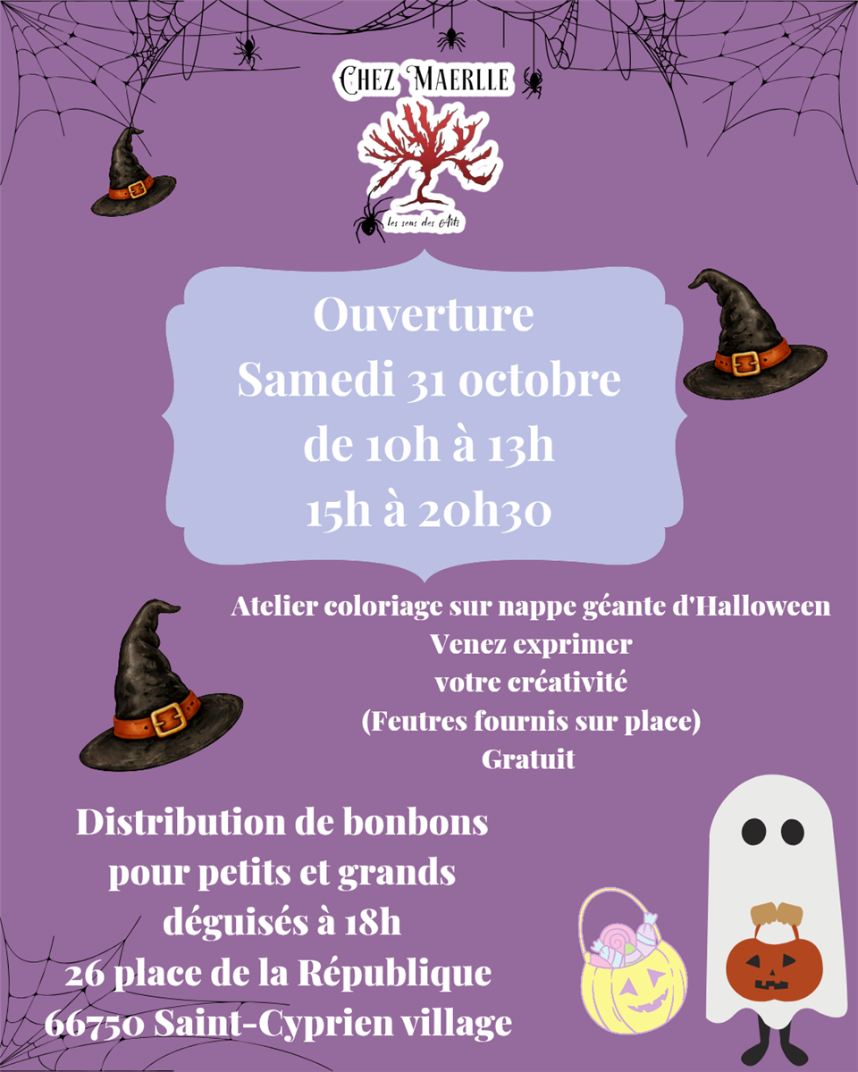 Halloween chez maerlle