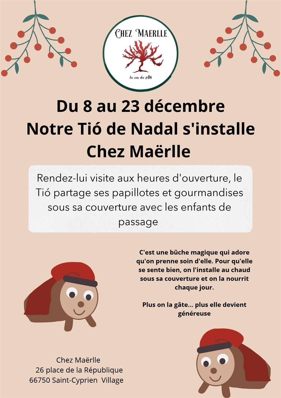 Tio de nadal chez maerlle