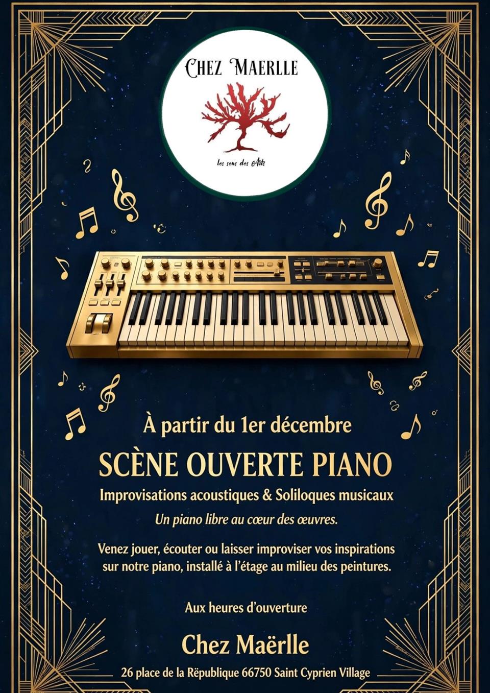 Scène ouverte piano