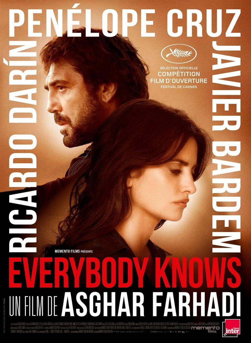 Ciné-club canetoiles: Everybody knows et quatre mariages et un enterrement