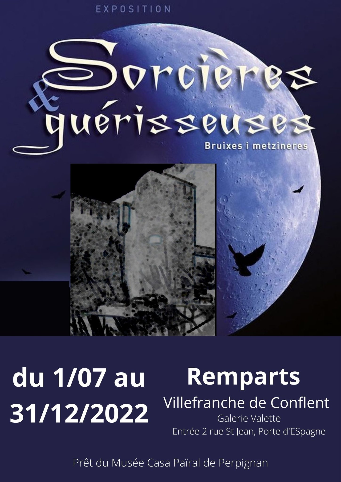 expo sorcières et guérisseuses remparts VDC jusqu'au 31 dec-Remparts de Villefranche-de-Conflent