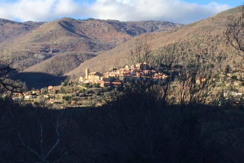 Vue sur le village de Mosset