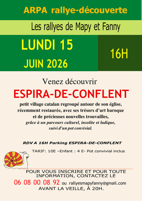 Rallye découverte à espira de conflent
