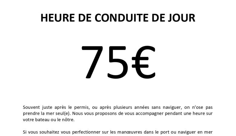 heure de conduite de jour