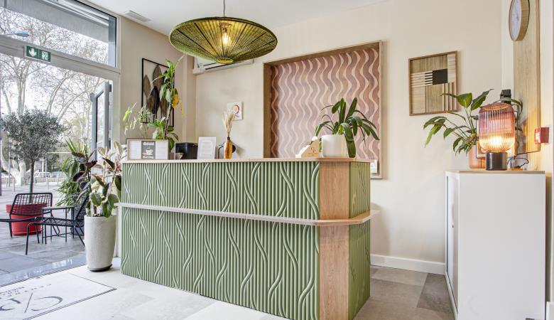 hôtel centre plage_Argelès sur Mer hall