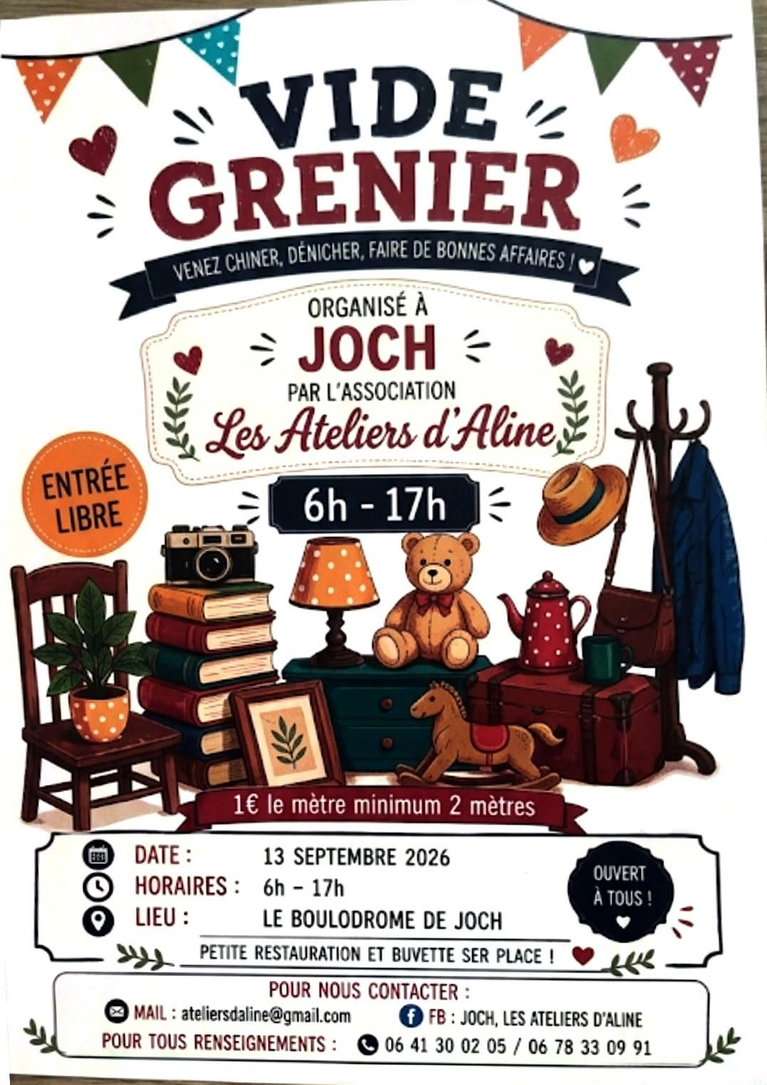 Vide grenier à Joch