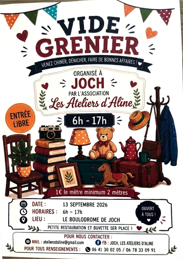 Vide grenier à Joch