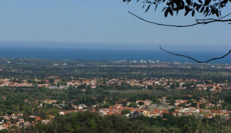 Vue panoramique sur le village et Argelès depus le_28