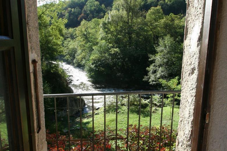 la vue du gîte sur la rivière le Tech_9