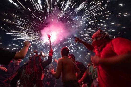 Halloween - dia de los muertos et correfocs