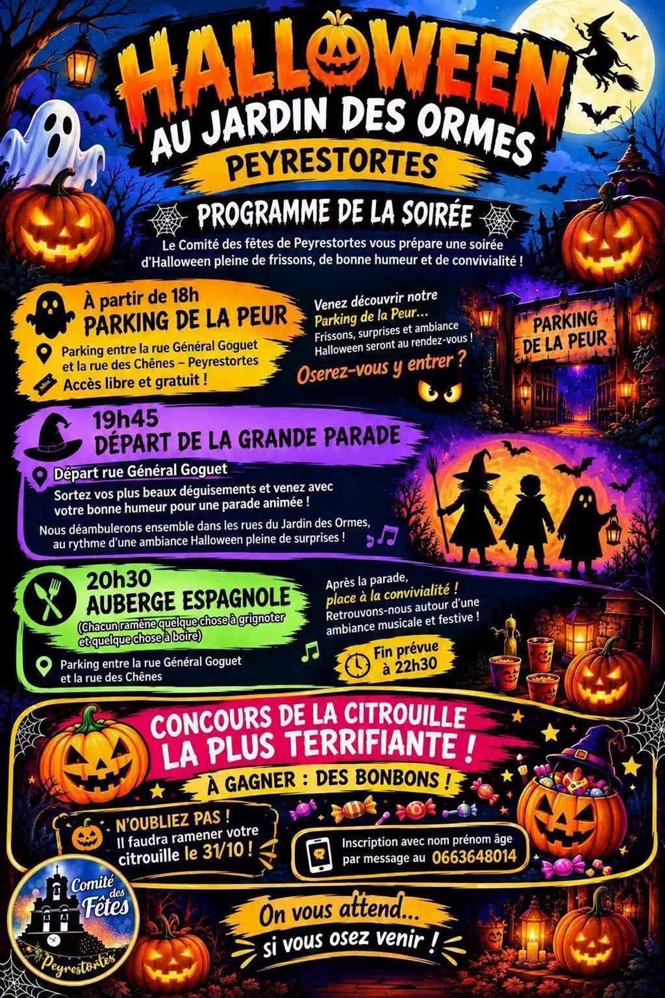 Halloween au jardin des ormes