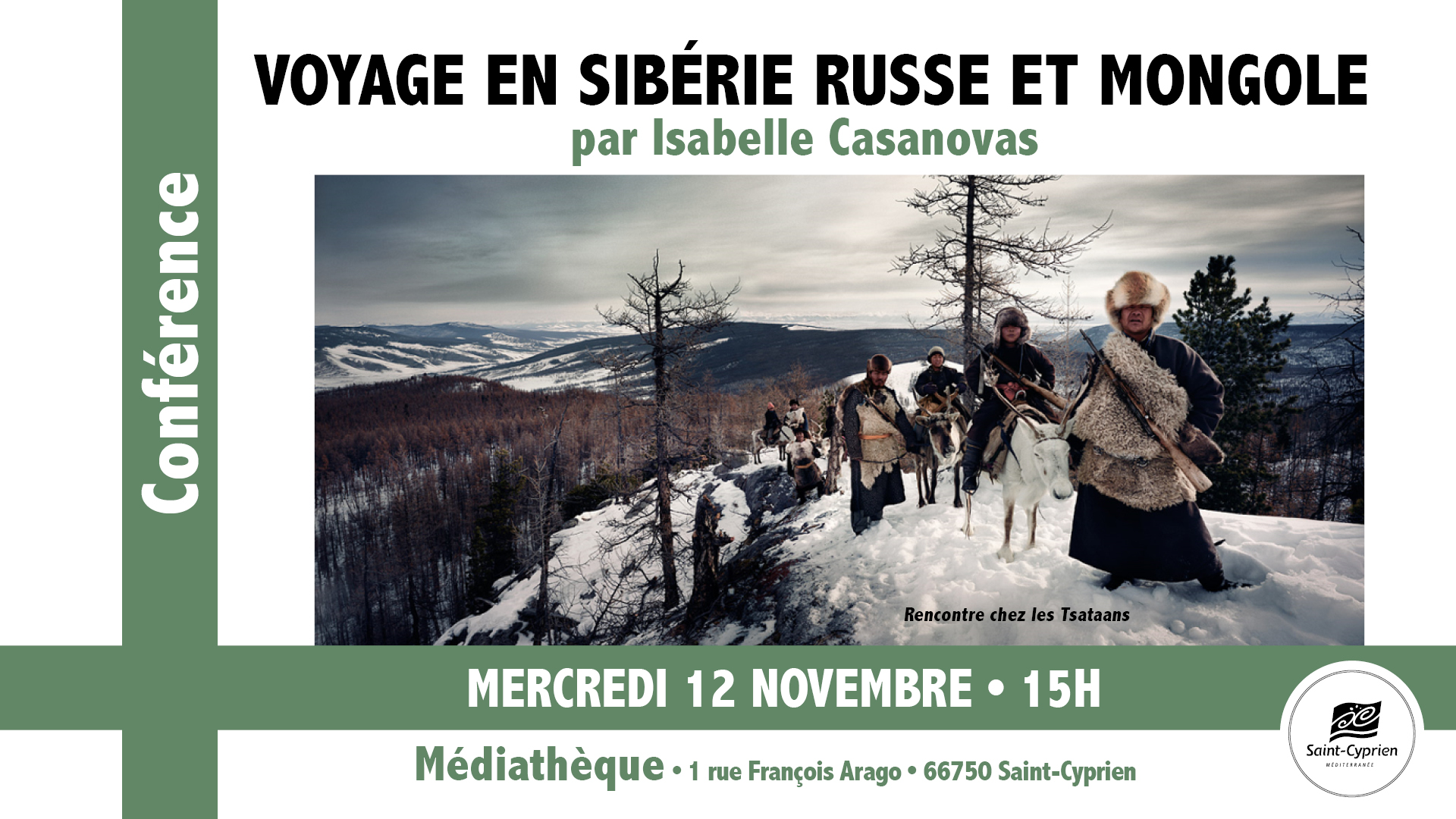 CONFERENCE & DIAPORAMA : VOYAGE EN SIBERIE RUSSE ET MONGOLE